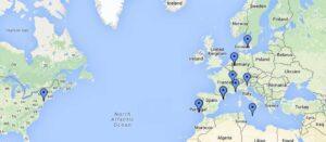 Overseas tours. Overseas tours.