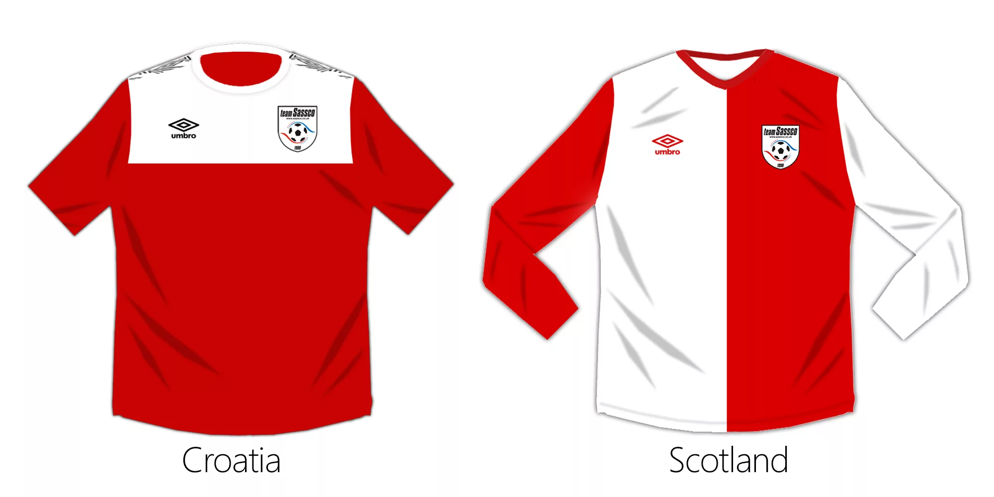 Umbro for Zadar and Falkirk.